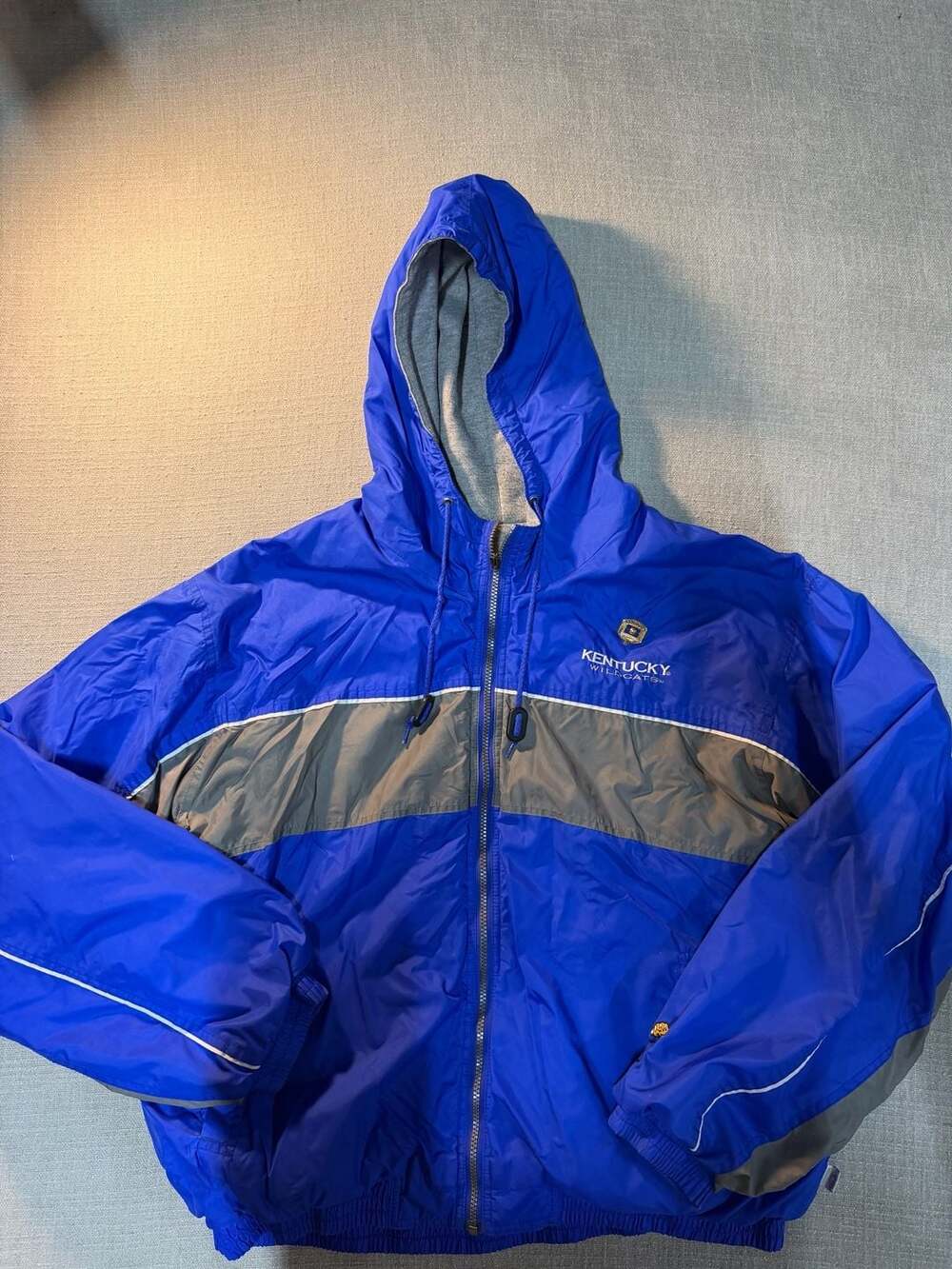 Reebok Kentucky Wildcats Windbreaker Jacket Blue